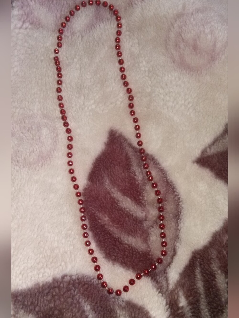 Red Beaded Necklace - Women's Jewelry